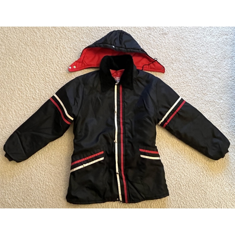 Vintage United Airlines Mid-Weight Racing Stripes Jacket Men L